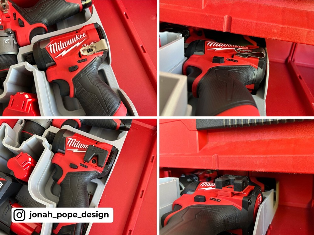 Milwaukee Packout Toolbox Drawer Insert for M12 Drill/Driver Gen3 (Insert Only)