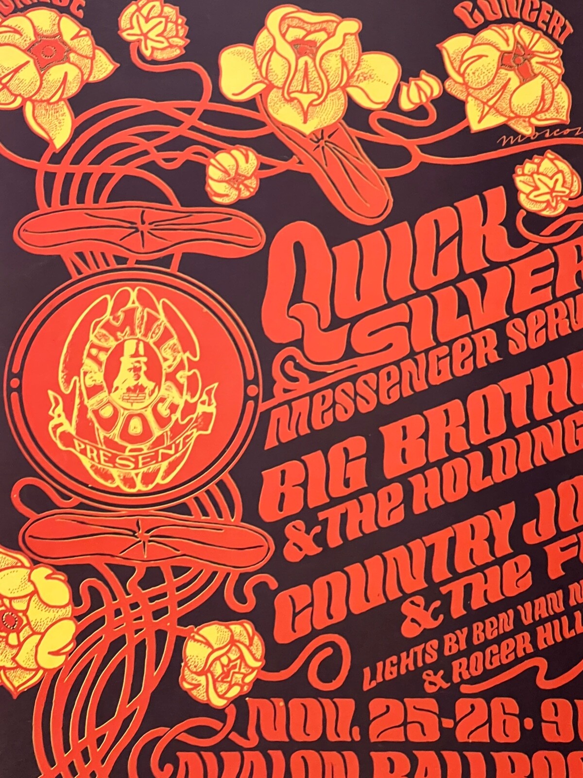 FD 36-3 Janis Joplin Thanksgiving Weekend 1966 Original Concert Poster Avalon