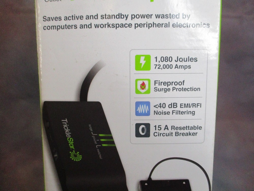 TrickleStar 7 Outlet PC Advanced PowerStrip w/Motion Sensing Technology *NEW*