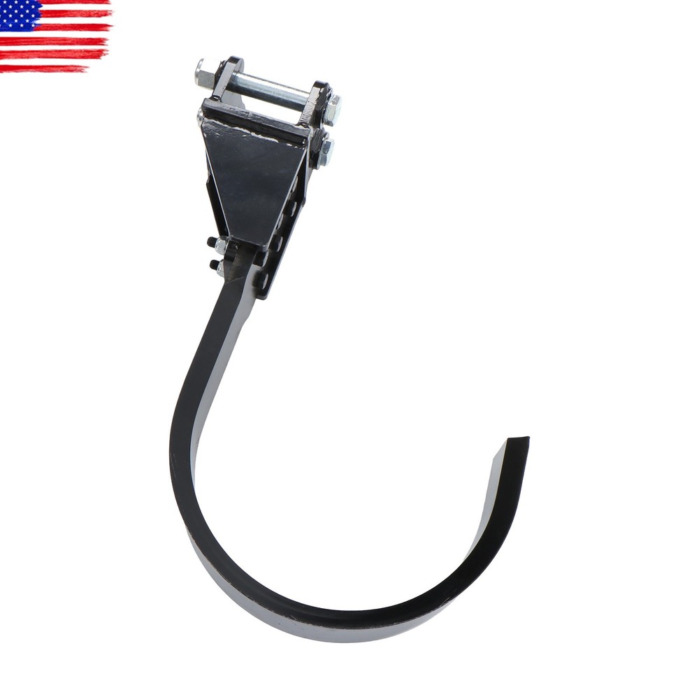 Black 370mm Tree Digging Blade Root Cutting Tool For Mini Excavator Root Planer