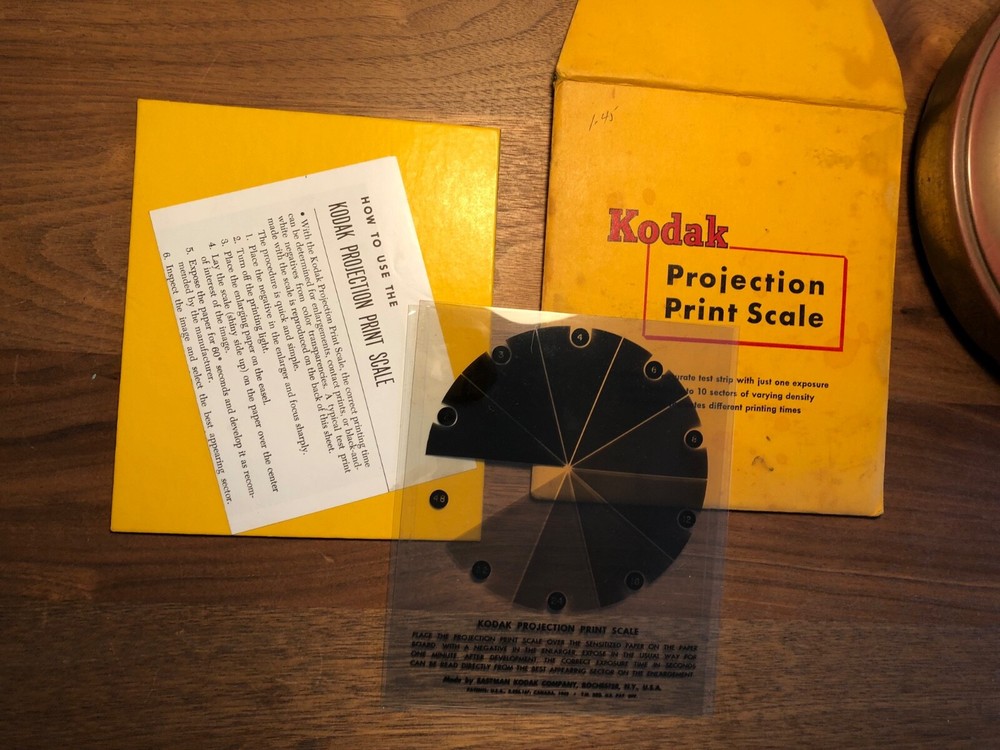 Kodak Print Projection Scale