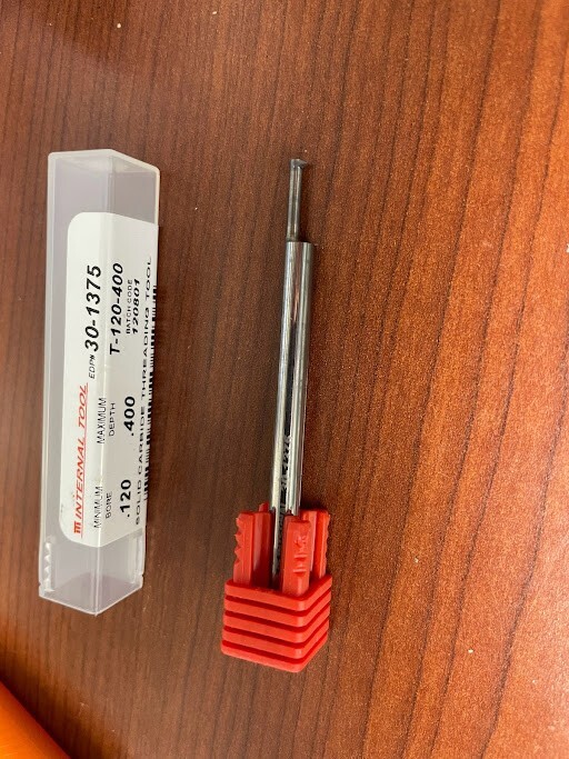 INTERNAL TOOL 30-1375 THREADING TOOL .120" MIN .400" MAX
