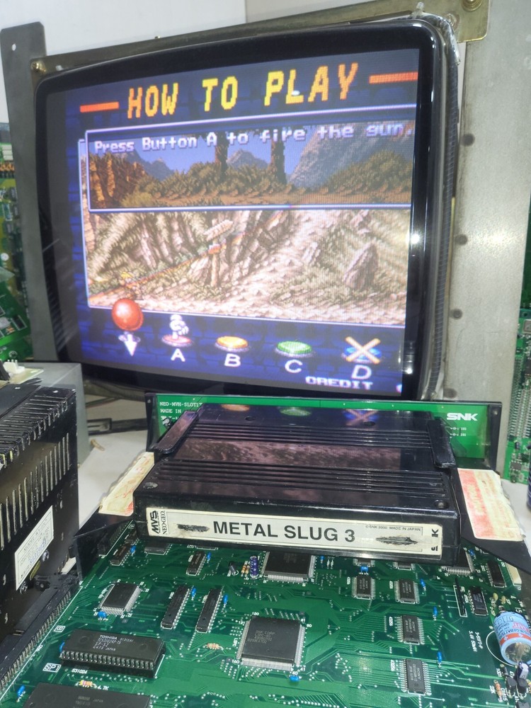 METASLIUG 3 MVS ARCADE GAME PCB BOARD ORIGINAL