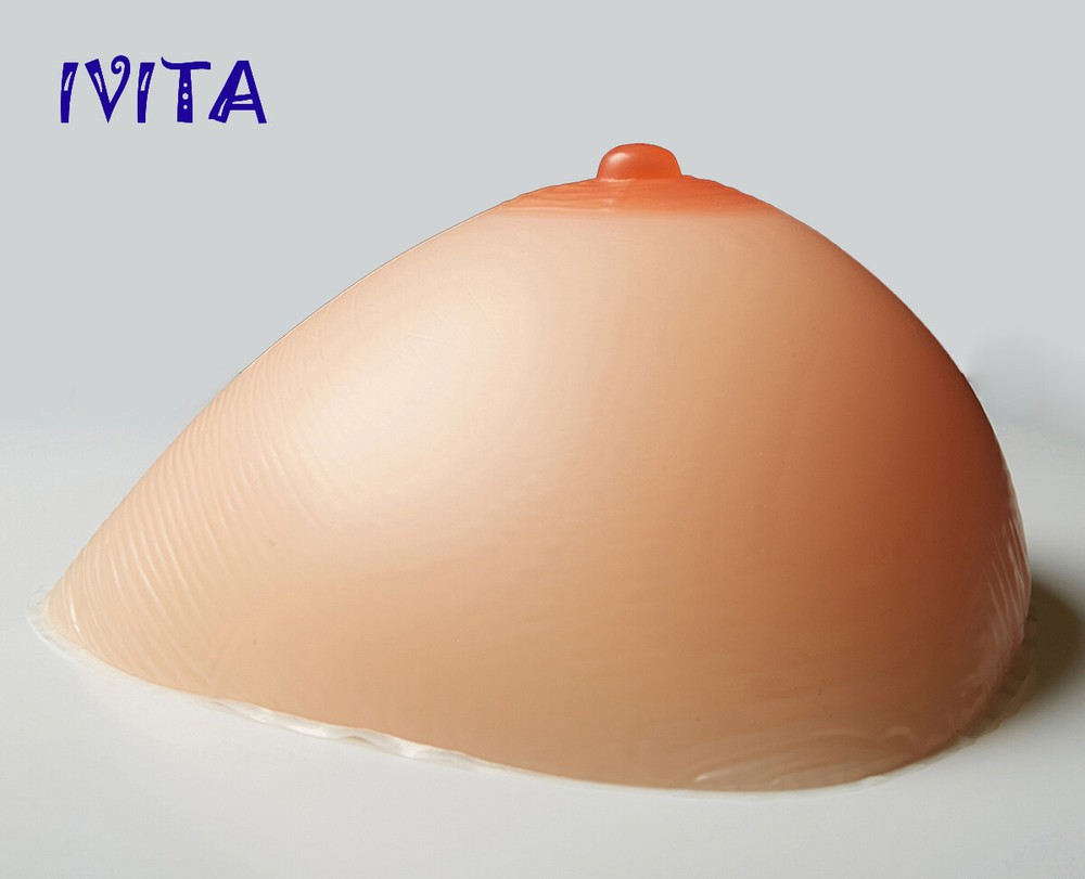 A-FF Cup Triangle Silicone Breast Forms Crossdresser Bra Enhancer Pad Inserts