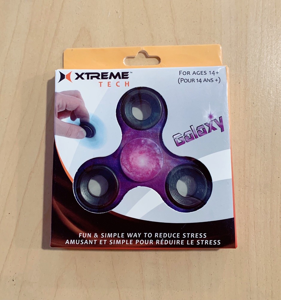Fidget Spinner Fun & Simple Stress Relief From Xtreme Tech / NEW