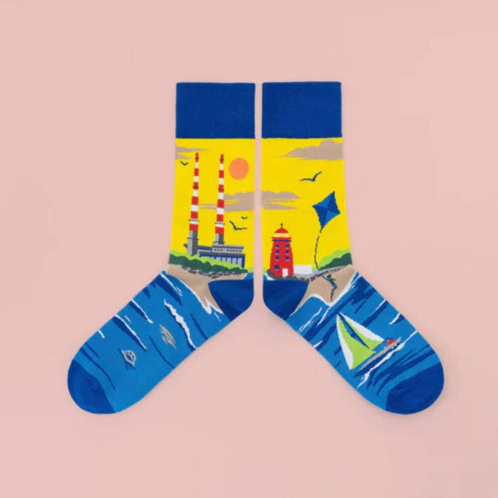 Irish Landmark Socks- Poolbeg