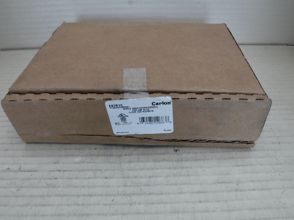 Carlon E9761C Floor Box Cover Caramel Color