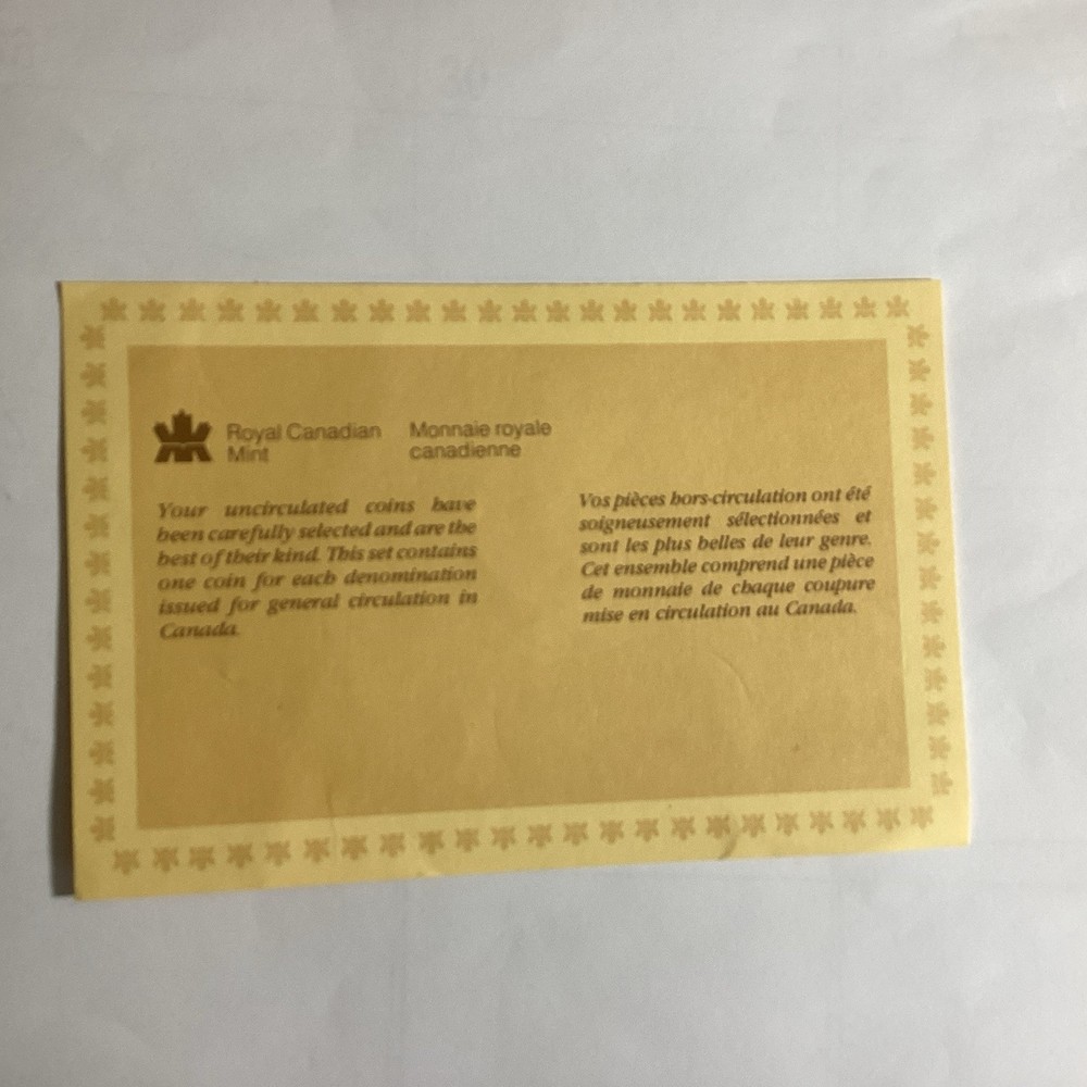 Canada 🇨🇦 1985 Proof Like Set Issued By RCM