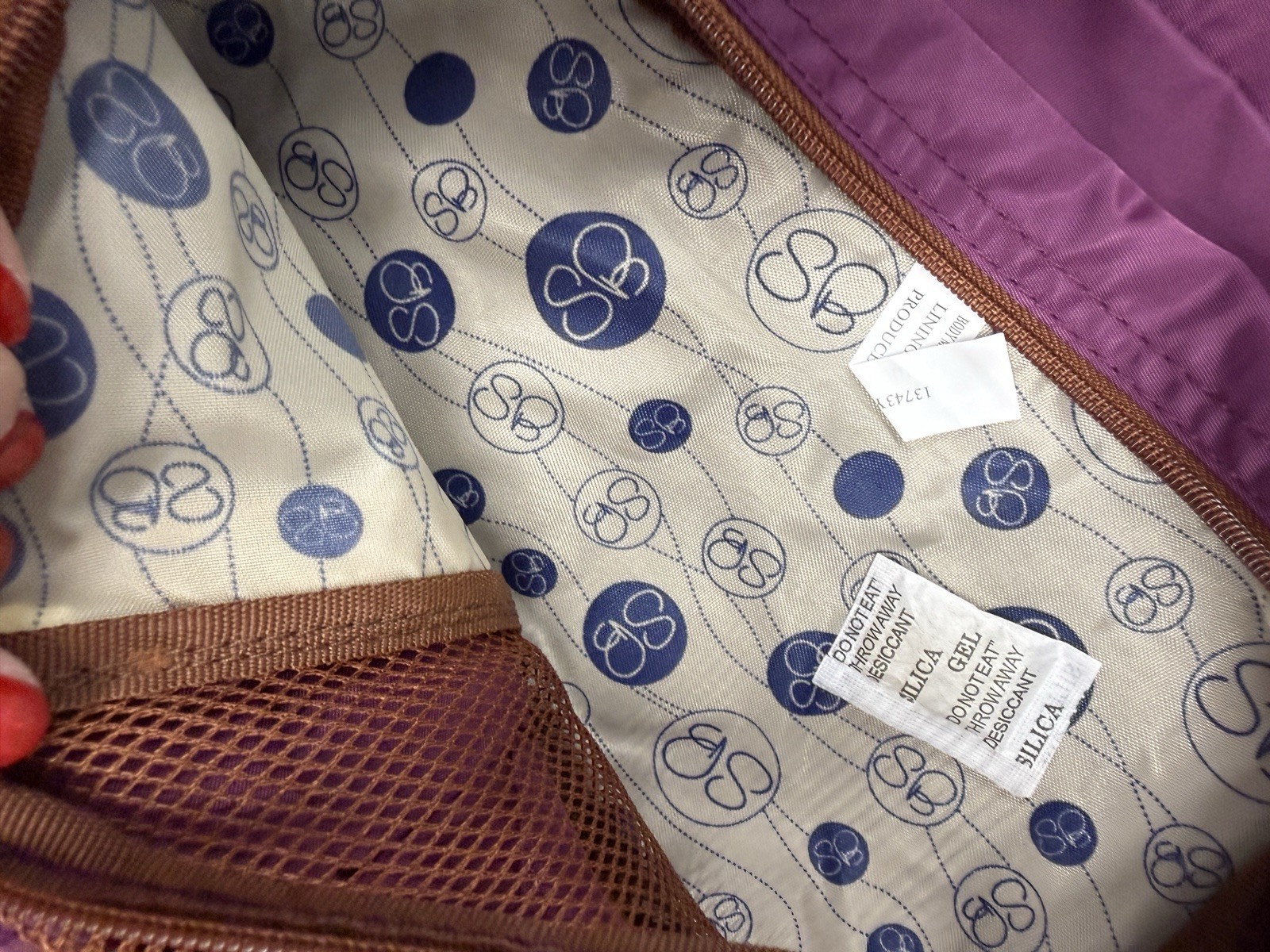 Samantha Brown Packing Cubes 5-piece Set PURPLE LUGGAGE ORGANIZER SET RARE NEW