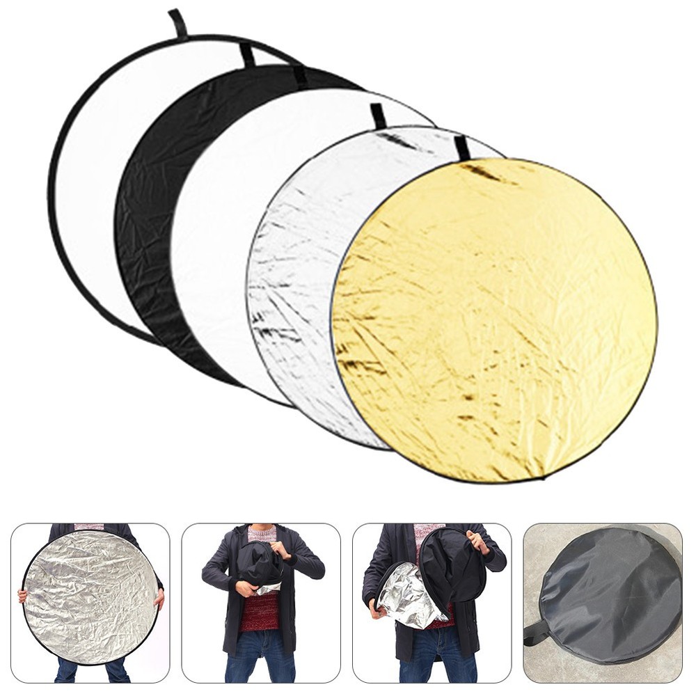 Foldable Portable Light Diffuser Photo Reflective Kit Reflector Folding