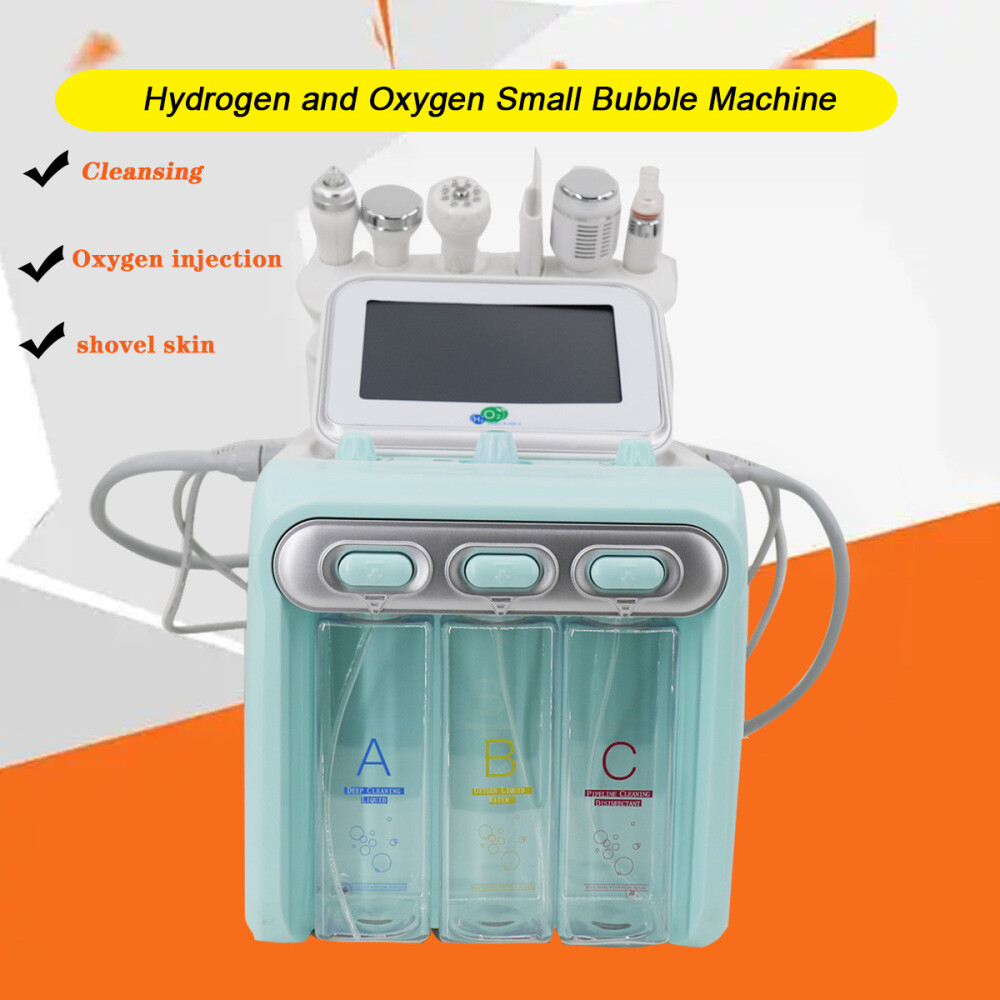AC 110V 6 in 1 Multi-function Hydrogen and Oxygen Small Bubble Machine