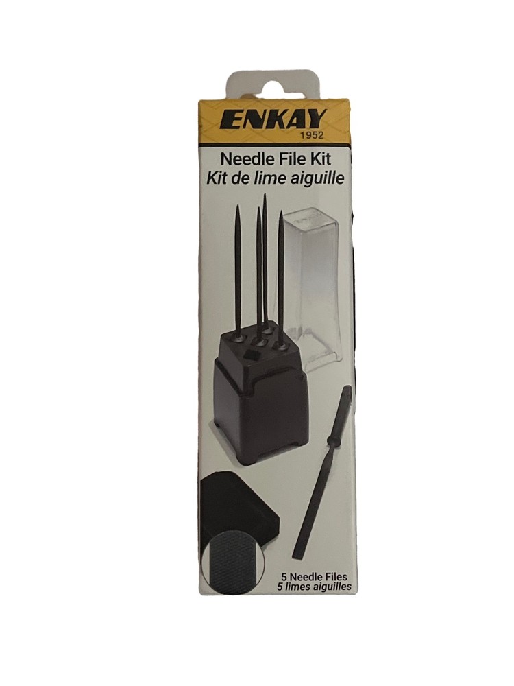 ENKAY Needle File Kit 5 Piece Set Hobby Tools File Set