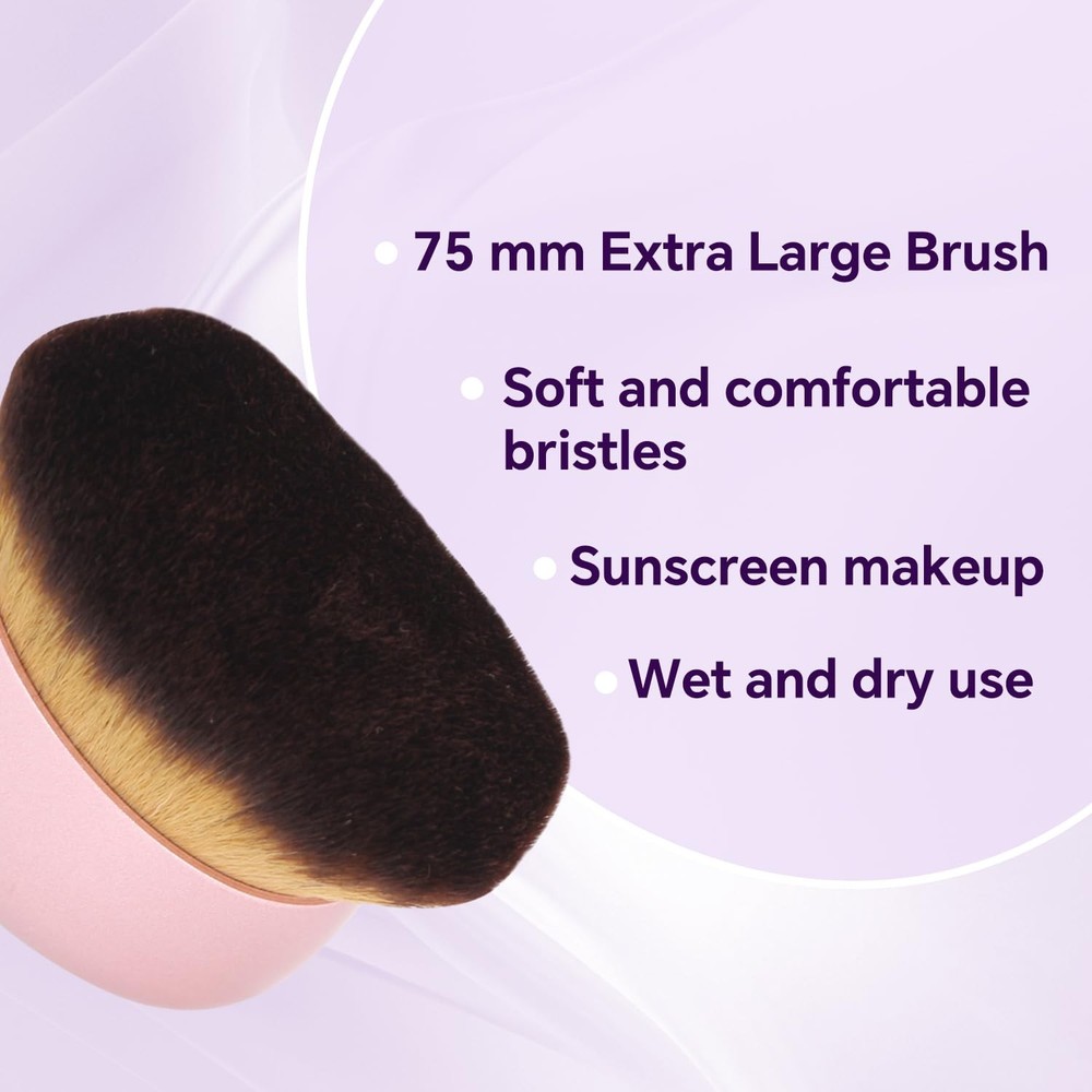 Extra Large Body Makeup Brush for Self Tanner, 75MM Professional Application