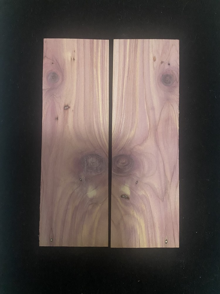 Cedar Knife Handle Scales