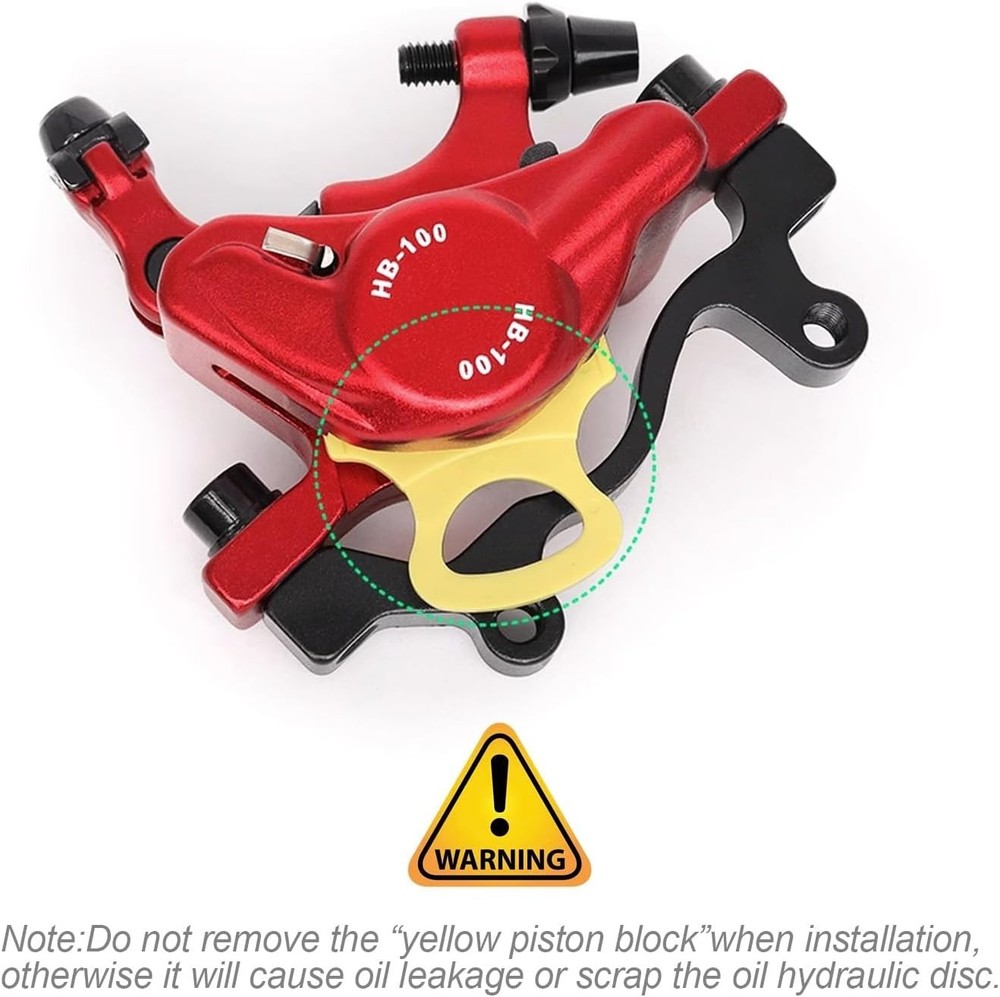 XTECH HB-100 Hydraulic Disc Brake Calipers Set for MTB & E-Bikes | Front & Rear