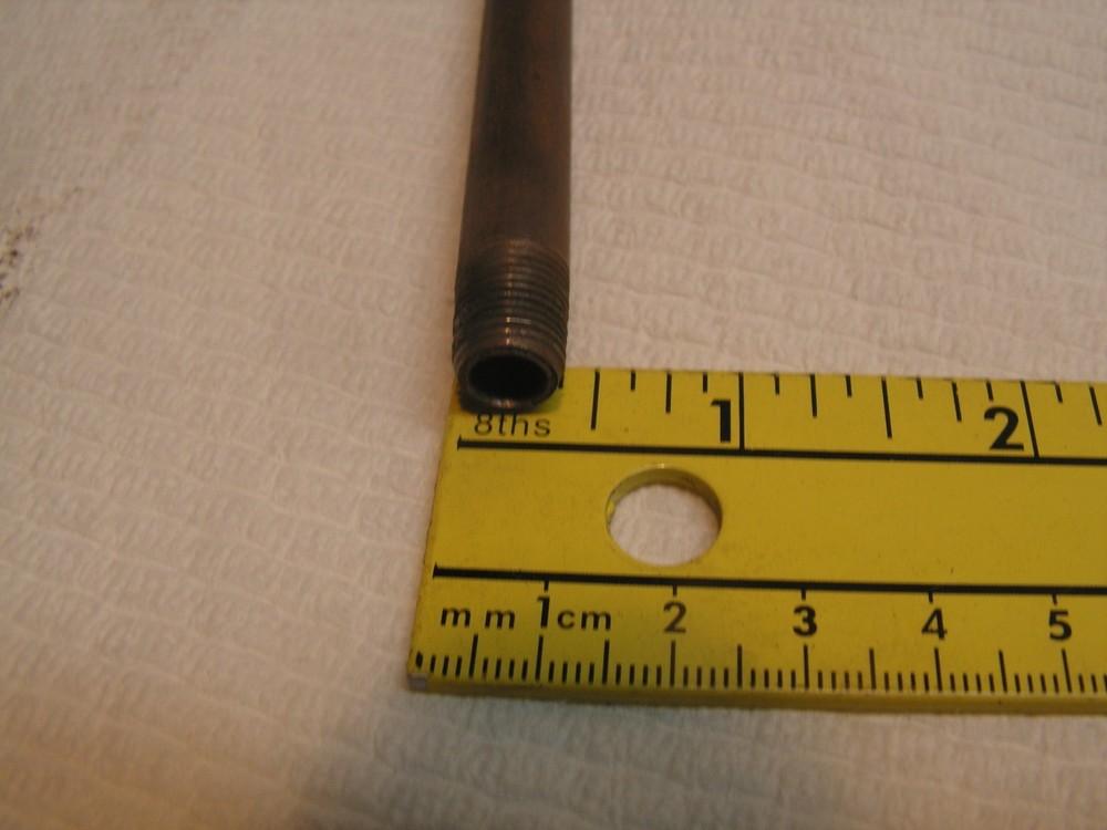 Vintage Part for Chandlier or Ceiling Light SOLID BRASS 2 3/4" FINAL With Nipple