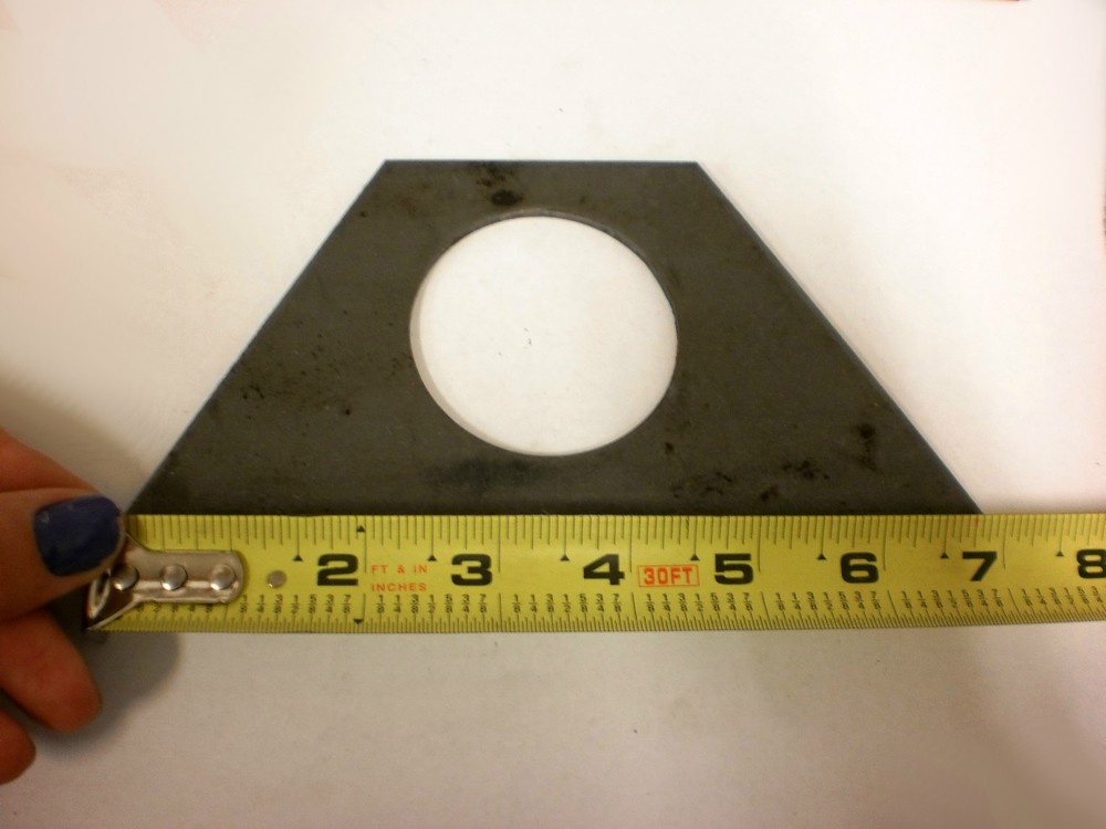 2" Weld on Support Plate For Trailer Jack