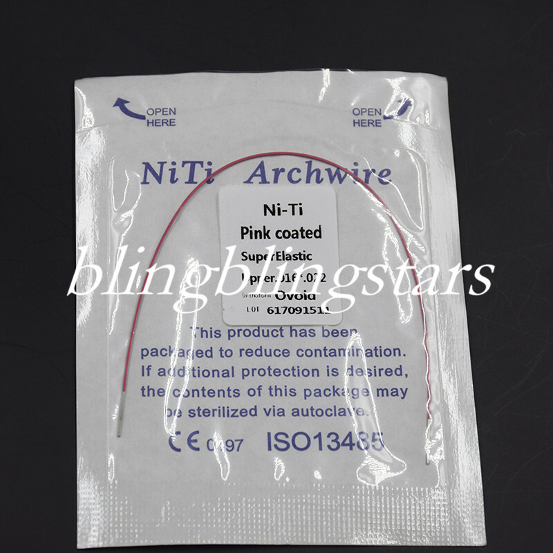 Dental Orthodontic Niti Color Rectangular Arch Wire Supper Elastic Teeth Wire