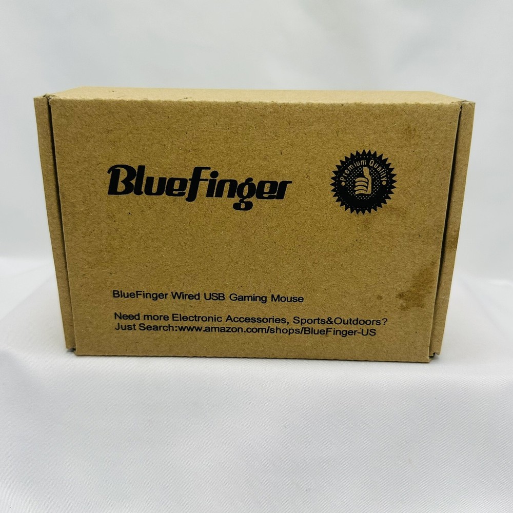 BlueFinger Wired USB Gaming Mouse + Mouse pad