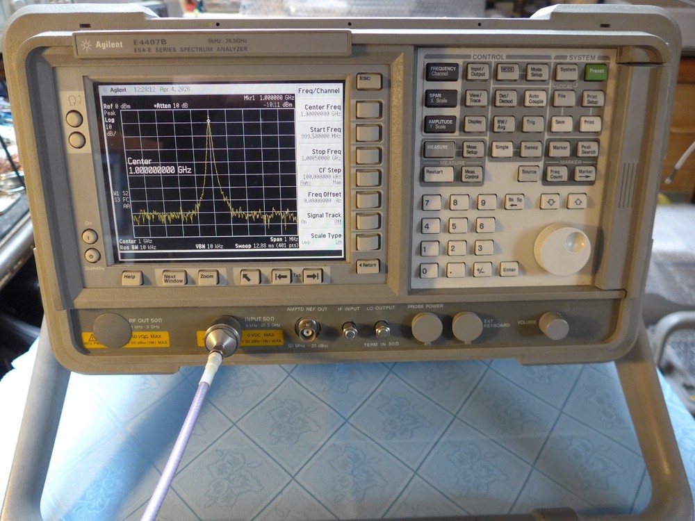 Agilent E4407B Spectrum Analyzer 26.5GHz with options