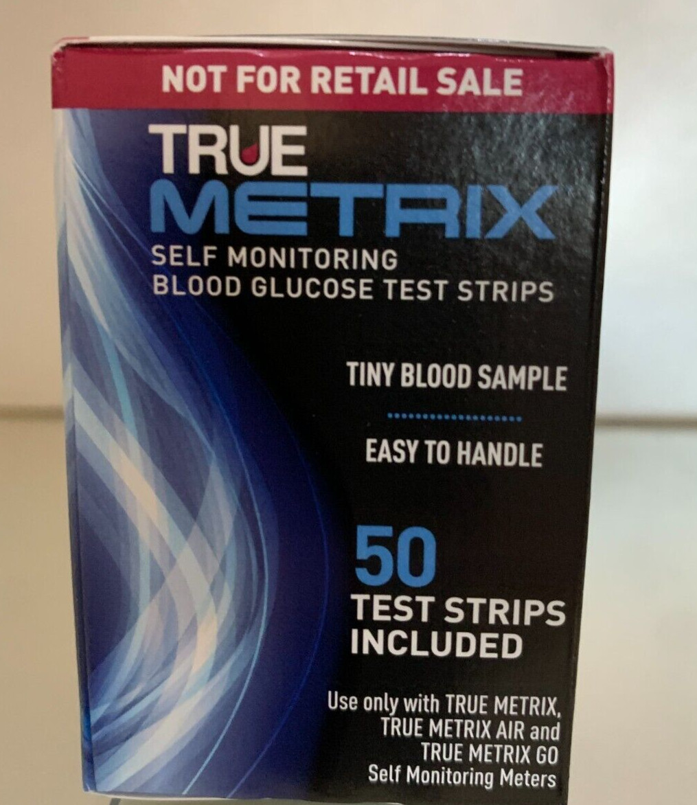 True Metrix Blood Glucose Test Strips 300 CT (6 BOXES) EXP 04/2026 FREE SHIPPING
