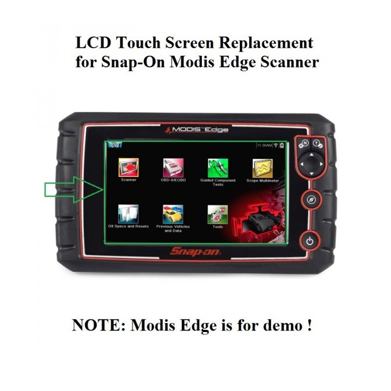LCD Touch Screen Digitizer Replacement for Snap-on Modis Edge EEMS341 Scanner