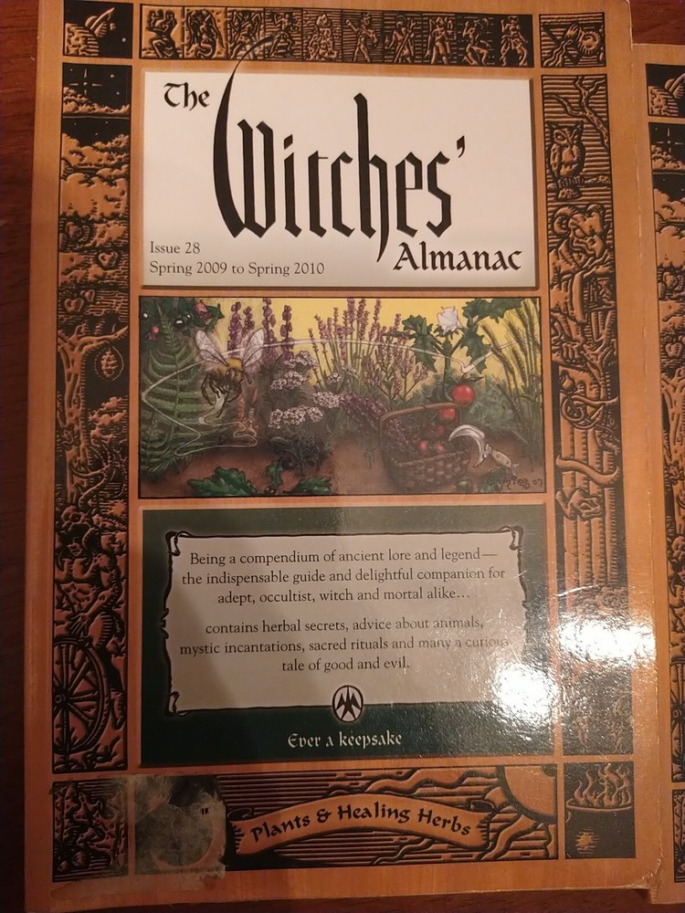 2 Pcs The Witches Almanac Issues 27, 28 Spring 2008- Spring 2010