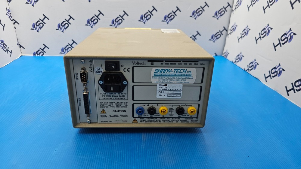 Voltech PM100 Single Phase Power Analyzer.