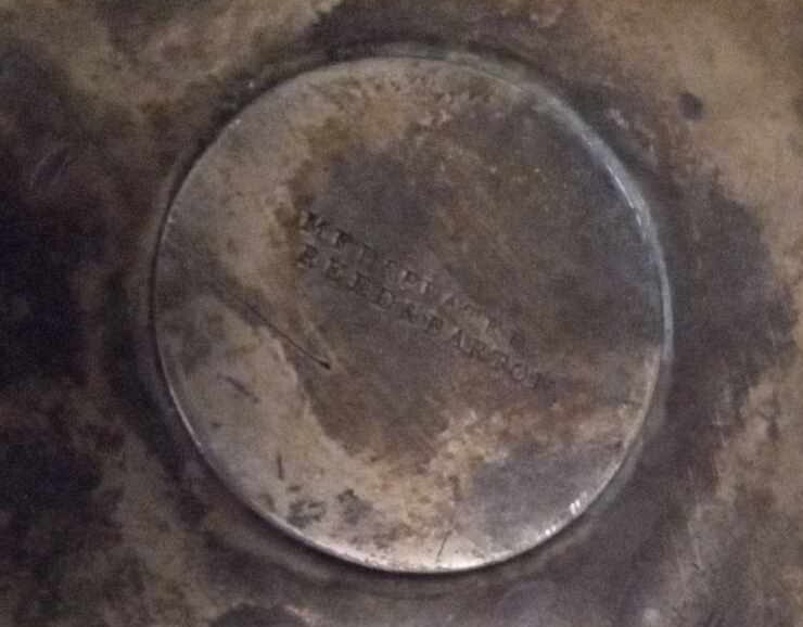 ANTIQUE 1887 REED & BARTON SILVER Plated Etched Ice Water PITCHER