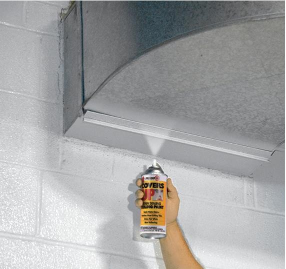 Zinnser, COVERS UP Ceiling Paint & Primer In One, 13 oz Flat White- 03688