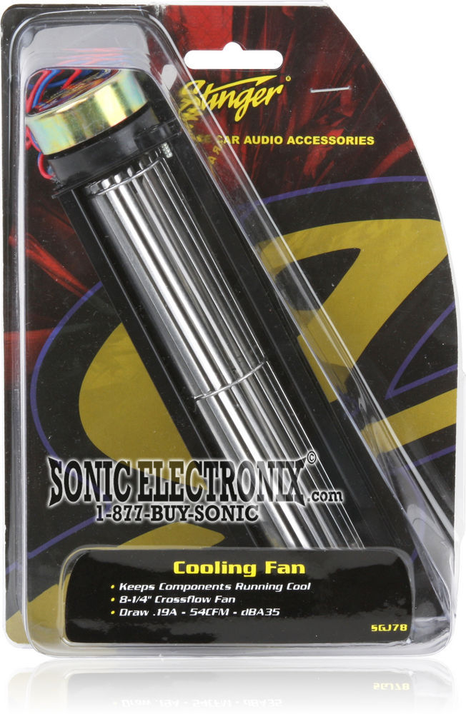 NEW! Stinger SGJ78 8.25" Cross Flow Car Audio Component Cooling Fan