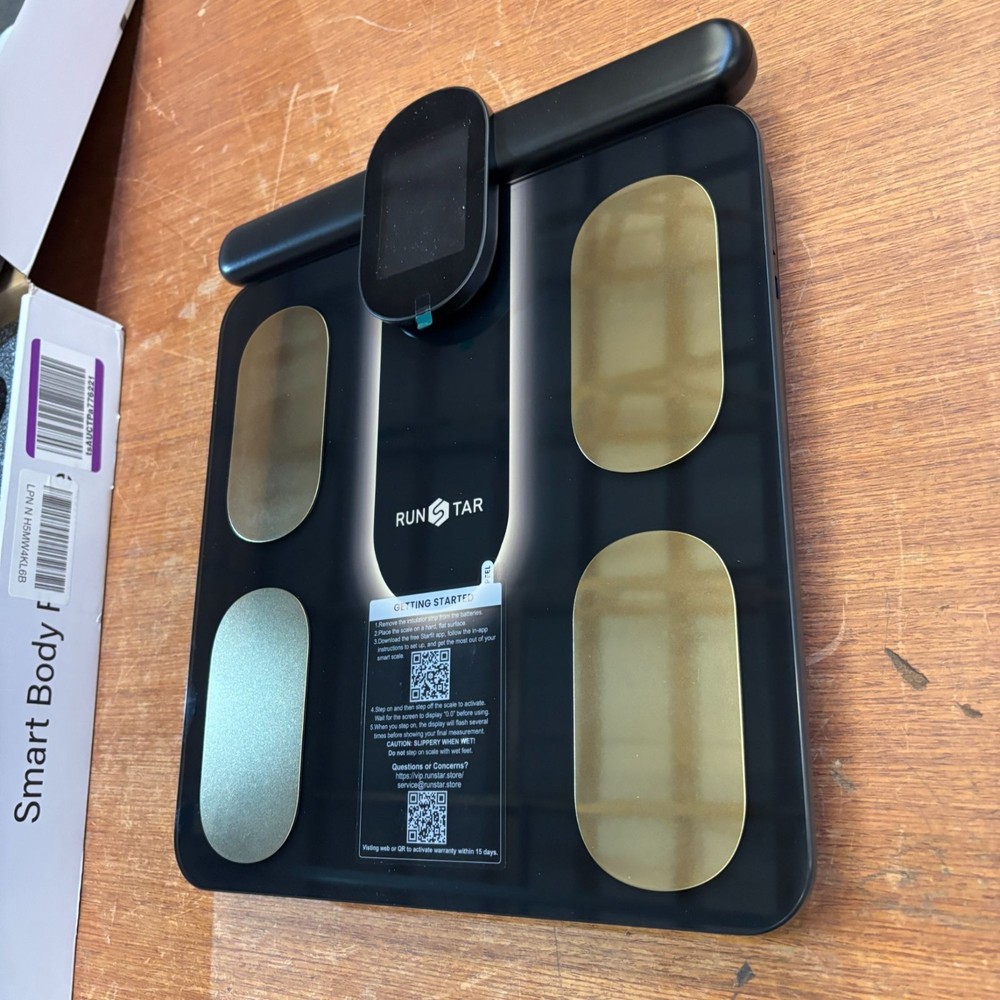 RunStar Smart Scale 8 Electrodes Digital Bathroom Scale