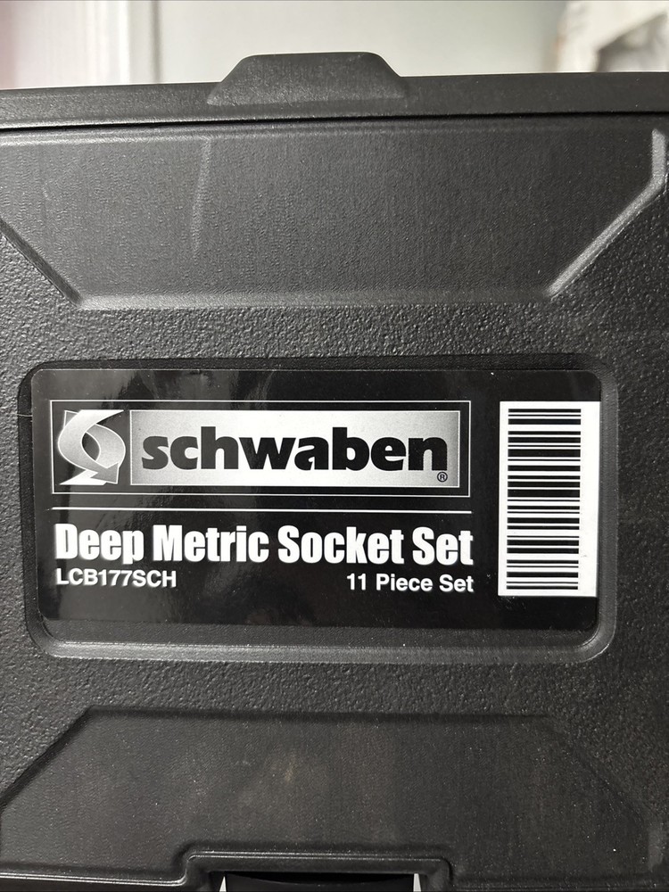 Schwaben Deep Metric Socket Set Organizer 3D Printed With Labels