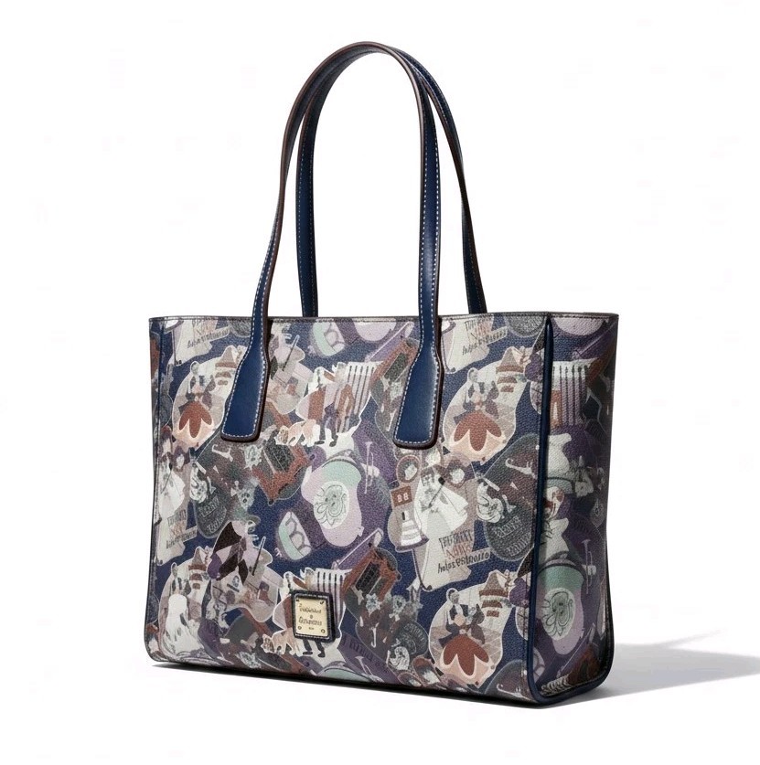 Disney Dooney & Bourke Haunted Mansion Tote Bag D23 Expo Ghost Bride Rare NWT