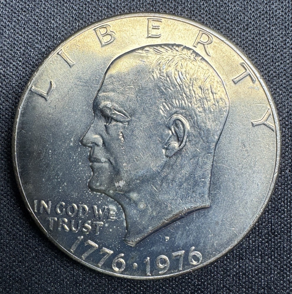 1976-D Eisenhower Bicentennial Dollar, MS, #163