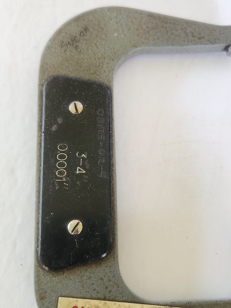 3 - 4 " Outside MICROMETER .0001 "