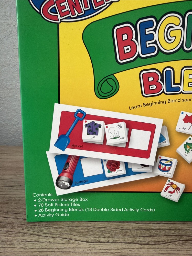 Lauri Phonics Center Beginning Blends Initial Letter Sounds 4+ Reading