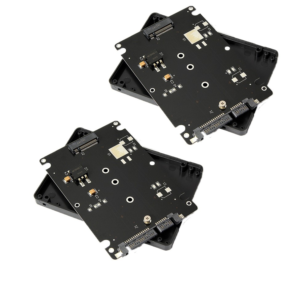 4PCS 2.5"SATA to M2 NGFF SSD Enclosure Converter Internal / External Adapter M.2