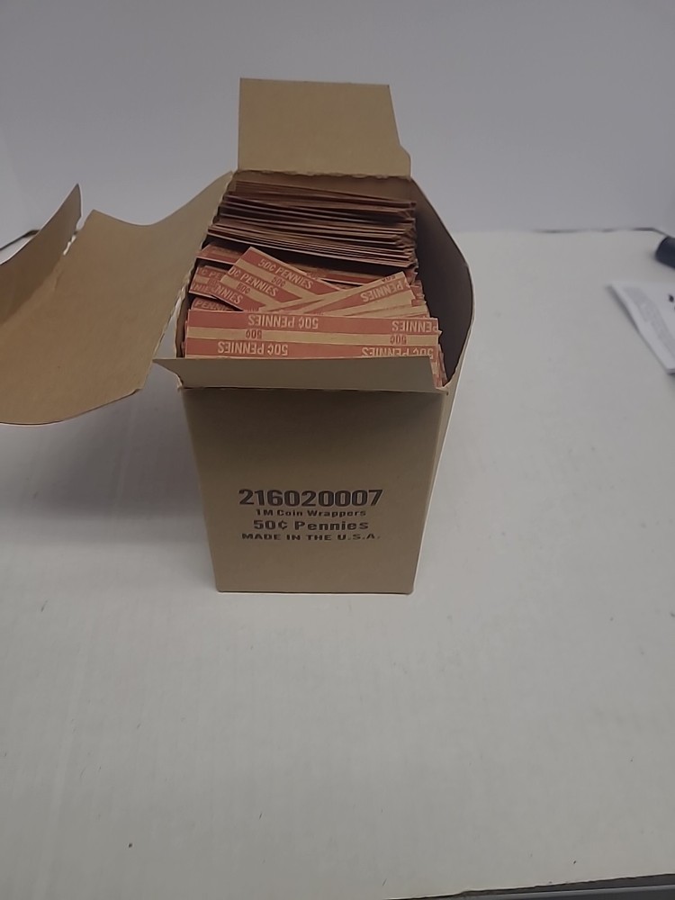 716 50cent 1m coin Wrappers