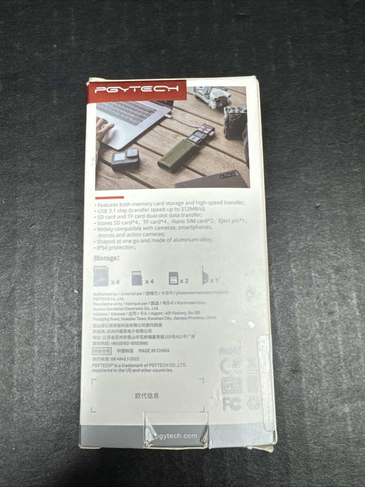 PGYTECH CreateMate High-Speed SD Card Reader