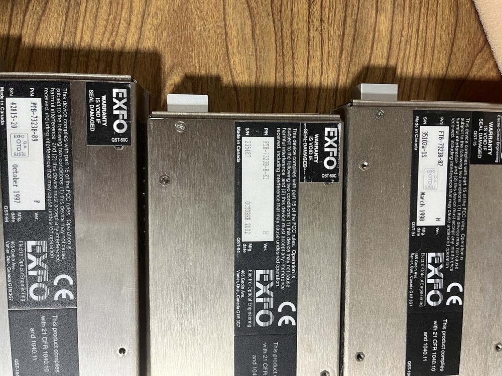 Exfo FTB-7300 SM OTDR FTB-7323B Module Qty 5