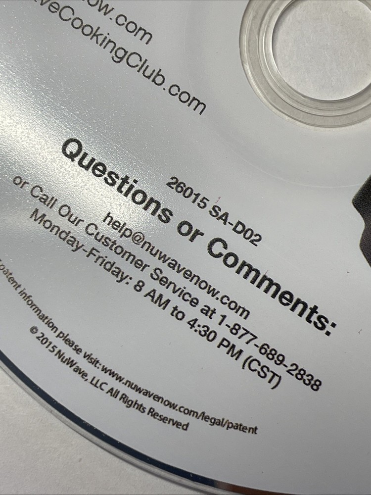 Nuwave Live Well For Less User Manual On disc