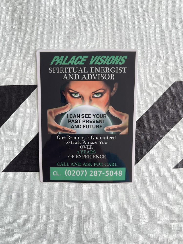 Palace Fortune Teller Sticker 100 % Authentic