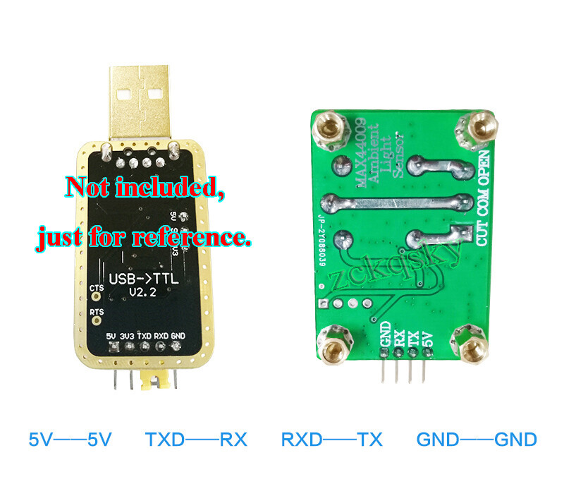 MAX44009 Photosensitive Sensor Module Light Intensity Detect Control Relay Board