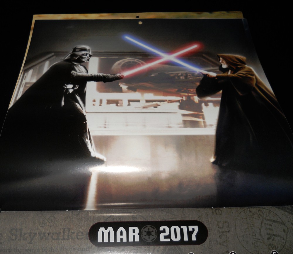 2017 STAR WARS 16 Month CALENDER