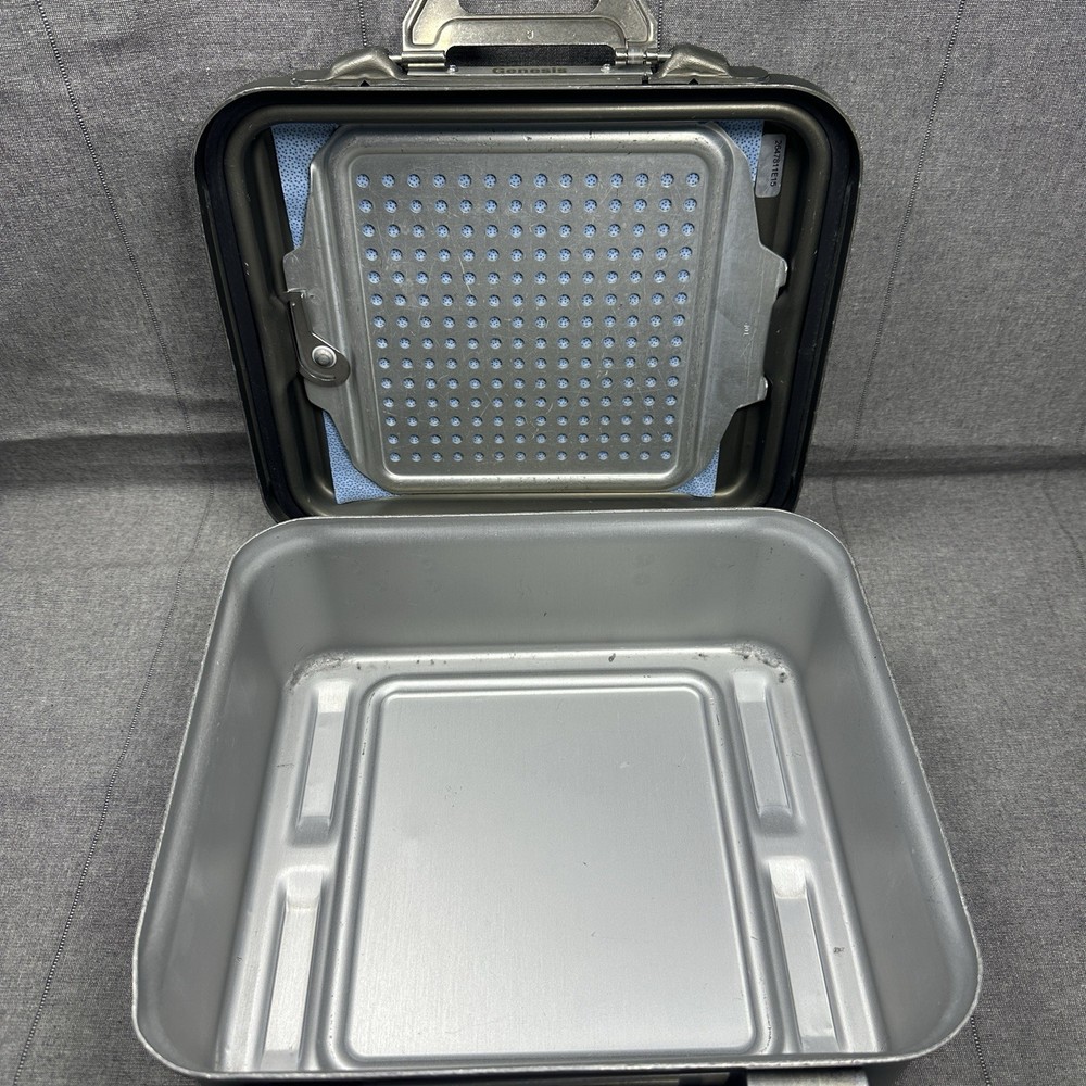 V. Mueller CD1-5C Genesis Sterilization Container 11"X12"X5" Deep Solid Half