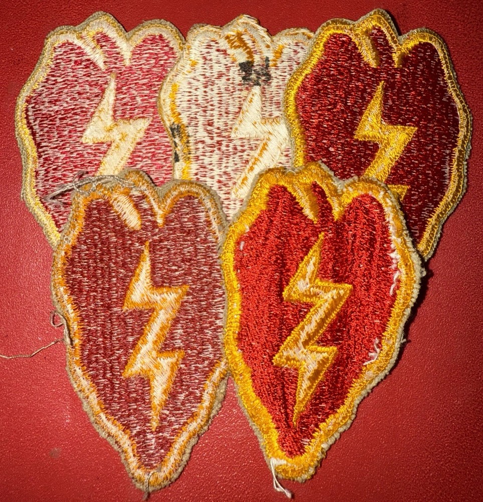 WW2 25th Infantry Division SSI Patch (ID/AQ)