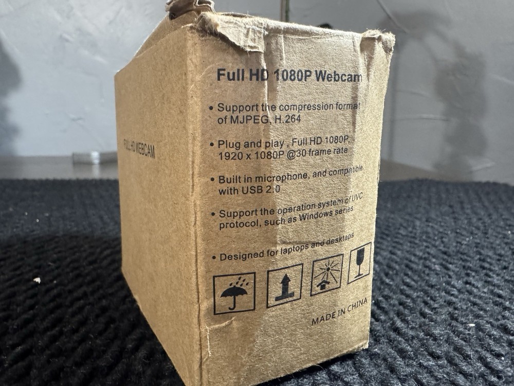 Full HD 1080 Webcam, Open Box