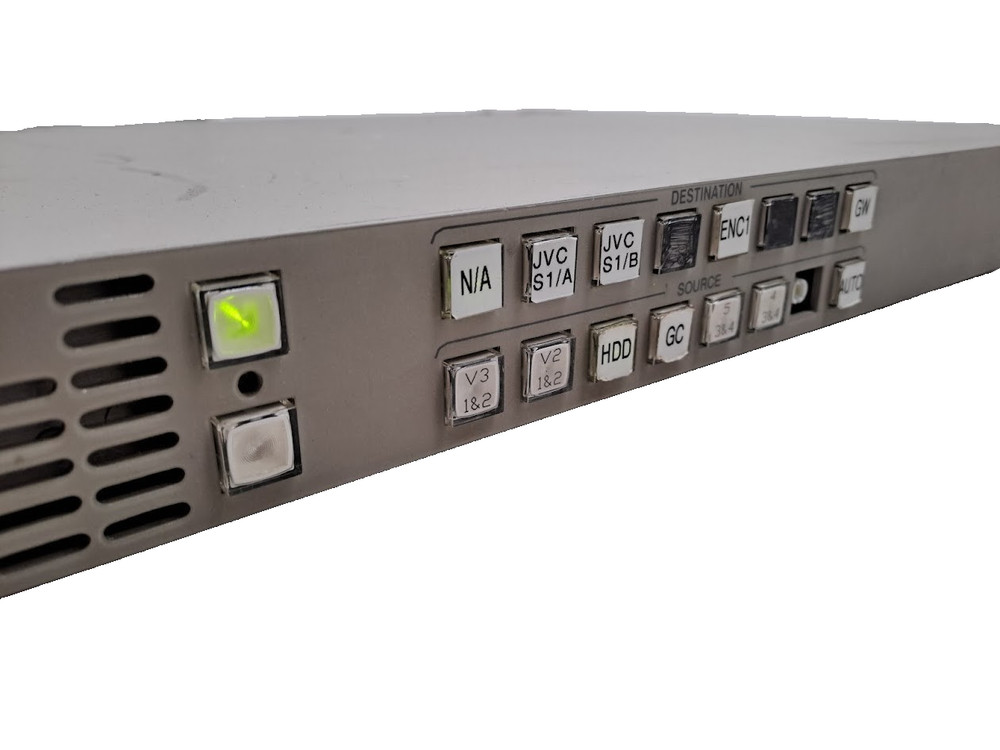 Leitch RCP-8X8P 1RU remote 8x8 programmable push button panel