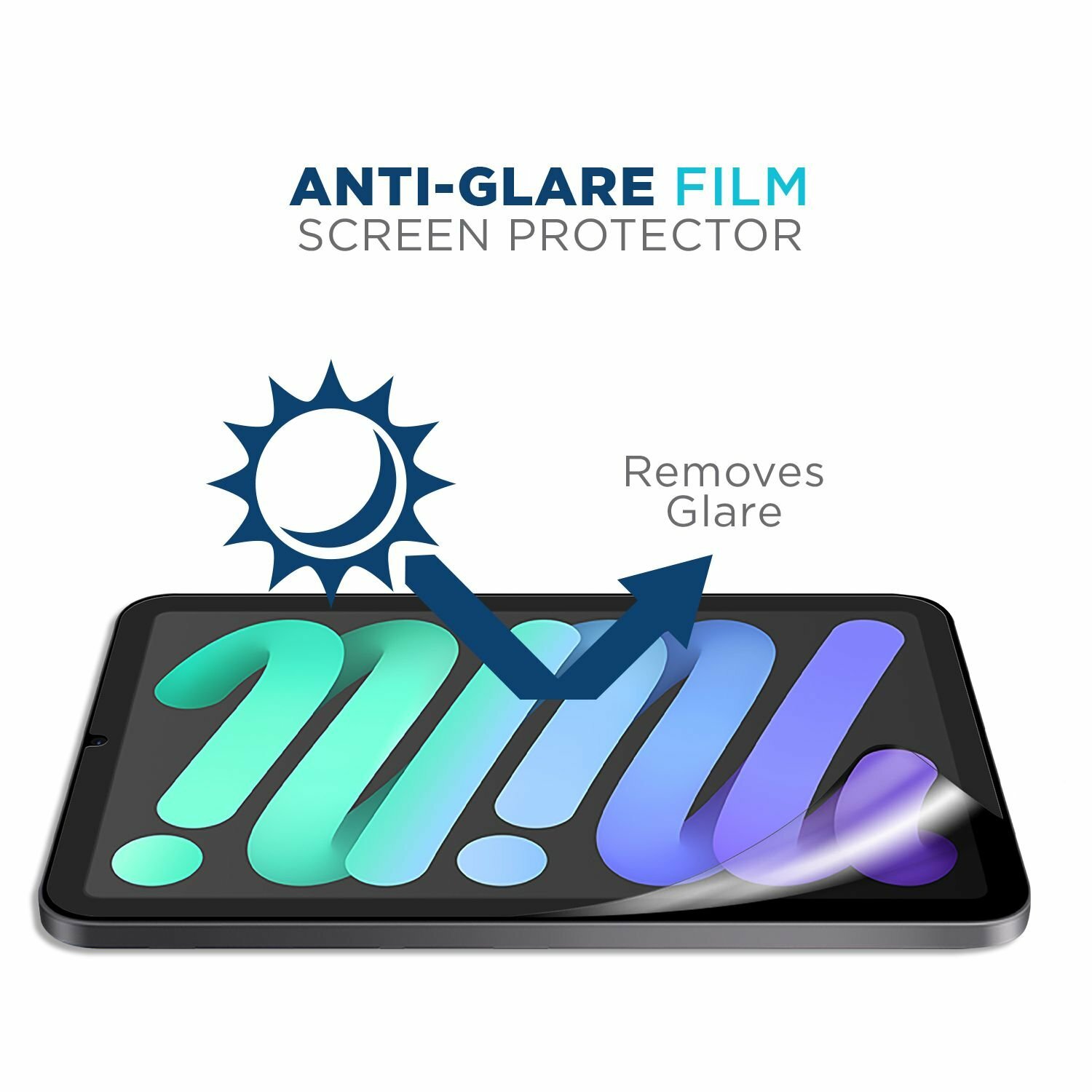 Tech Armor Anti-Glare Film Screen Protector Apple iPad Mini 6 2021 - 3 Pack